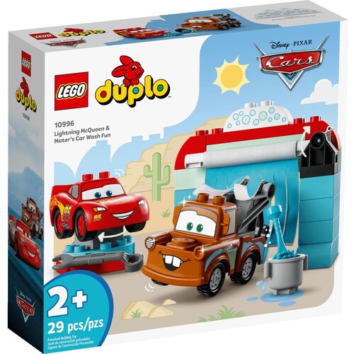 Diversión en el Autolavado con el Rayo Mcqueen Y Mate Lego Duplo Disney™