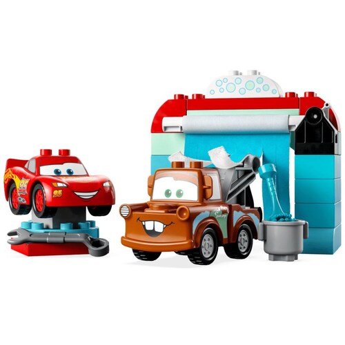 Diversión en el Autolavado con el Rayo Mcqueen Y Mate Lego Duplo Disney™