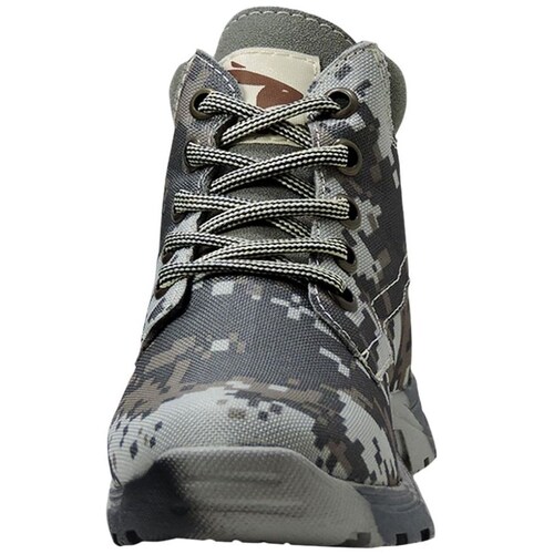 Bota Tipo Hiker Camuflaje 18-21 Gris Blasito