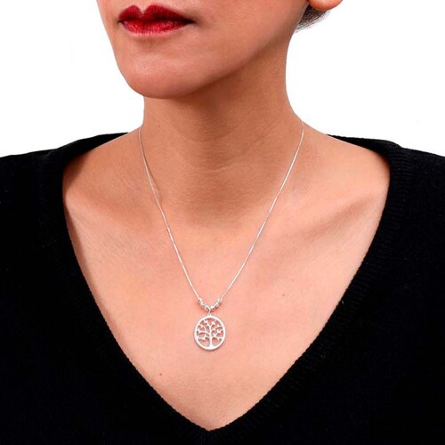 Collar Arbol Vida con Esfera Mosha Di3081Cl