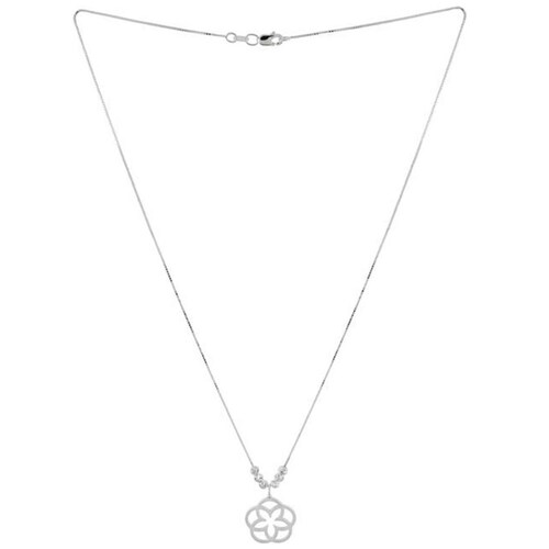 Collar Flor Mandala con Esfera Mosha Di3080Cl