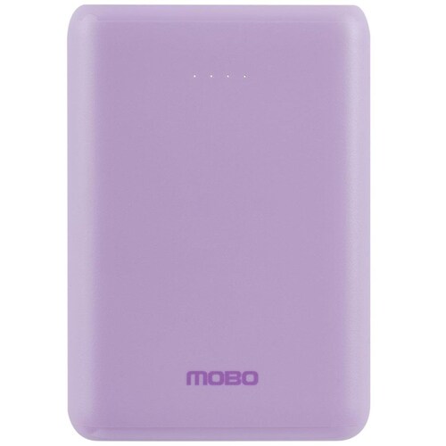 Batería Portátil Mobo Morada 10,000 Mah 3A/15W