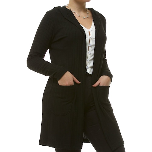 Abrigo Ligero con Capucha para Dama Doma Ny Collection