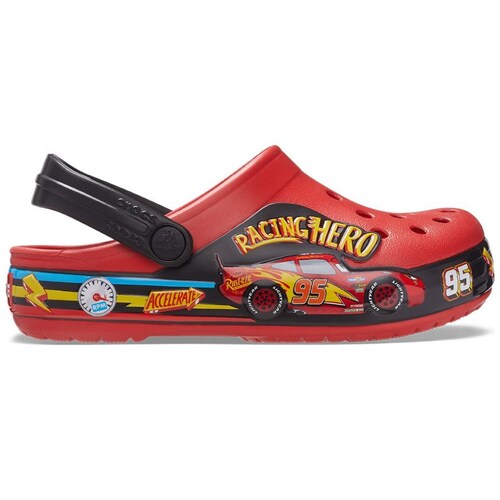Sueco Fl Cars Lights 13-17 Rojo Crocs para Niño