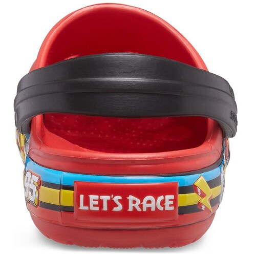 Sueco Fl Cars Lights 13-17 Rojo Crocs para Niño