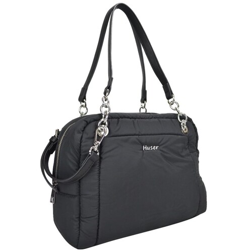 Bolsa Huser Tipo Satchel Negro
