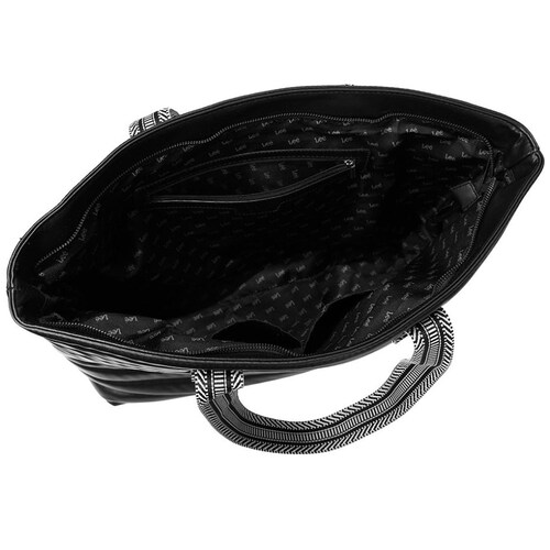 Bolsa Estilo Tote Marca Lee Color Negro