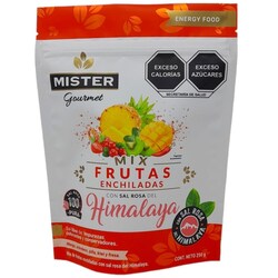 Mix Frutas Enchiladas con Sal Rosa Del Himalaya Mr Pistacho