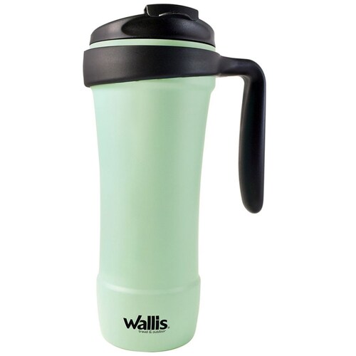 Taza Térmica Verde Menta con Negro Wallis