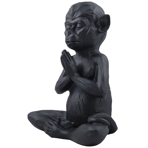 Home Nature Figura Decorativa Mono Yoga 24*19*12 Cm