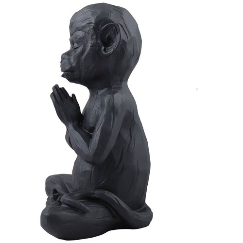 Home Nature Figura Decorativa Mono Yoga 24*19*12 Cm