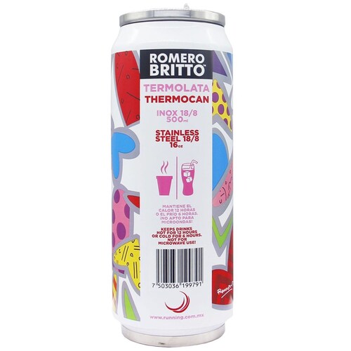 Vaso Térmico 500 Ml Romero Britto