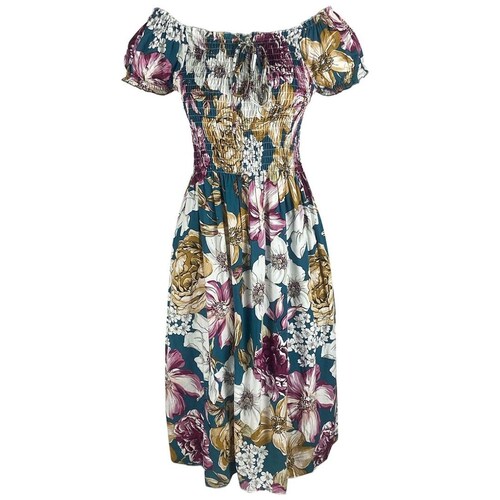 Vestido Largo Estampado Dulce Guayaba