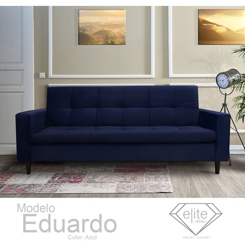 Sofá Cama Eduardo Azul Artaban