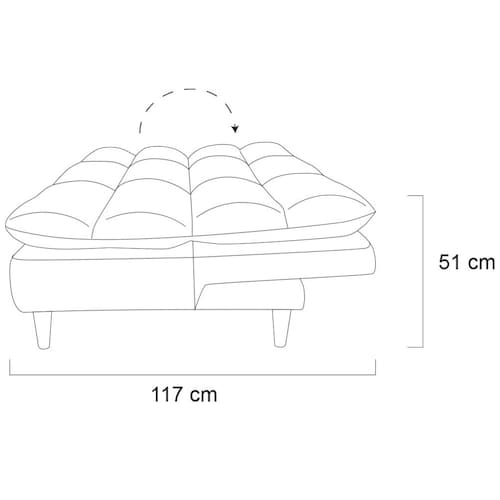 Sofá Cama Alborán Gris Artaban