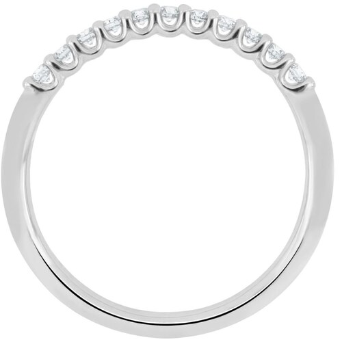 Churumbela Oro Blanco 14K y 0.20 Qts Diamante Romanza