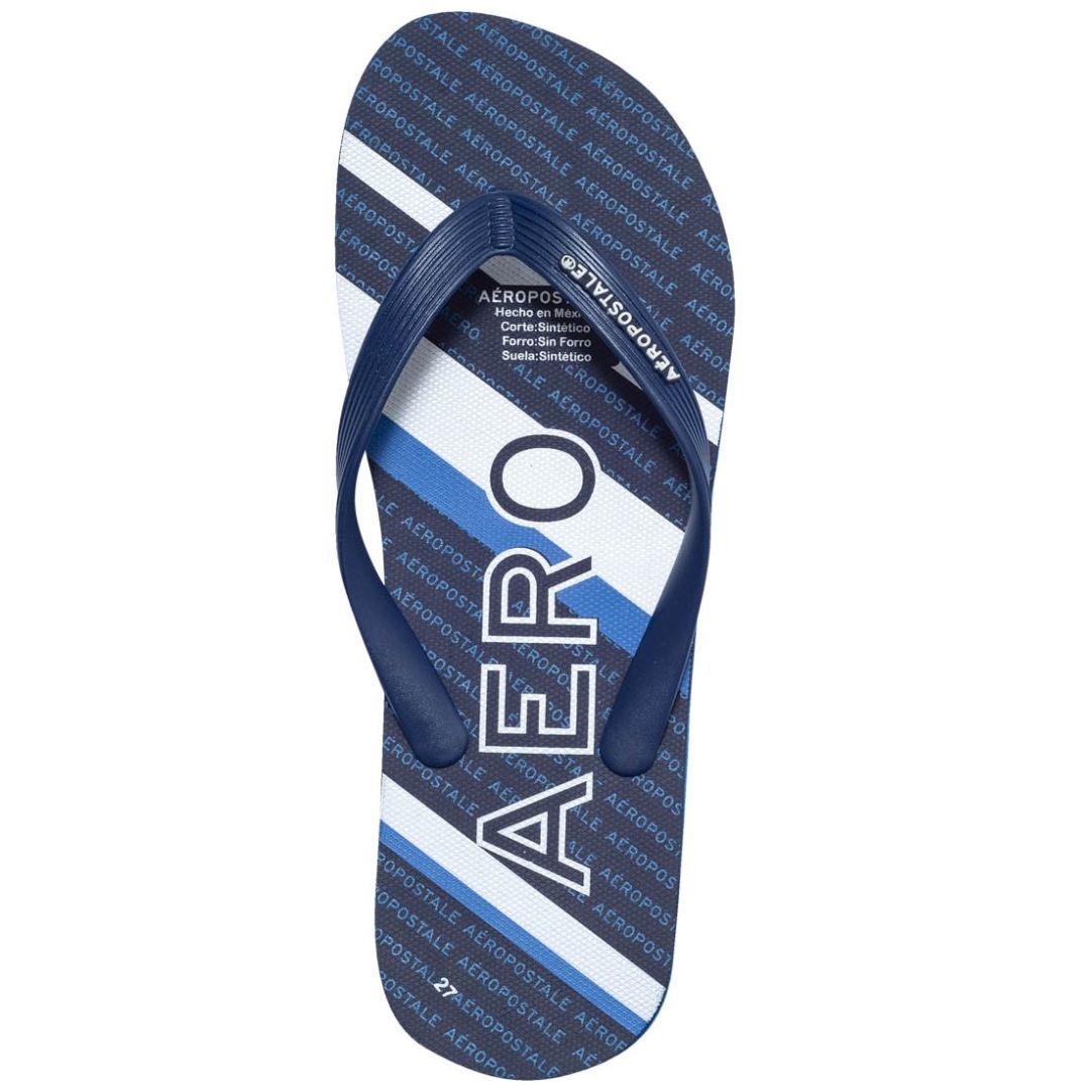 Sandalia Tipo Flipflop Azul Aeropostale para Hombre