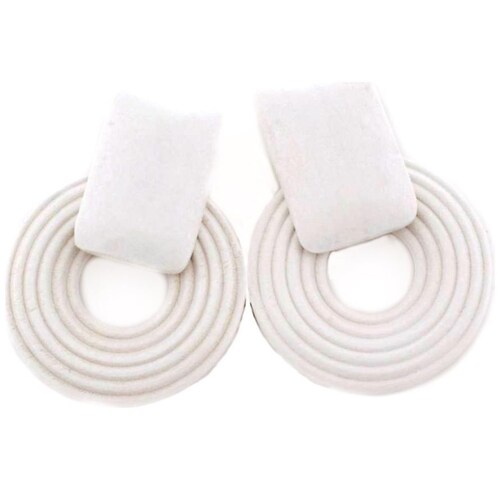 Aretes Blancos C2C