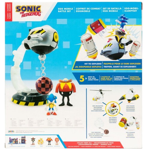 Sonic Juego de Figuras Egg Mobile Battle