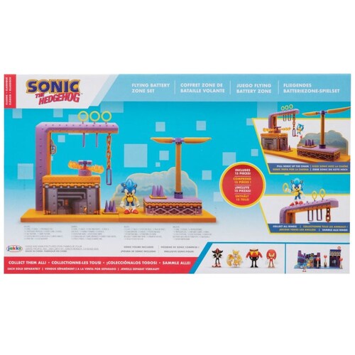 Juego de Figuras Sonic Flying Battery Zone Playset