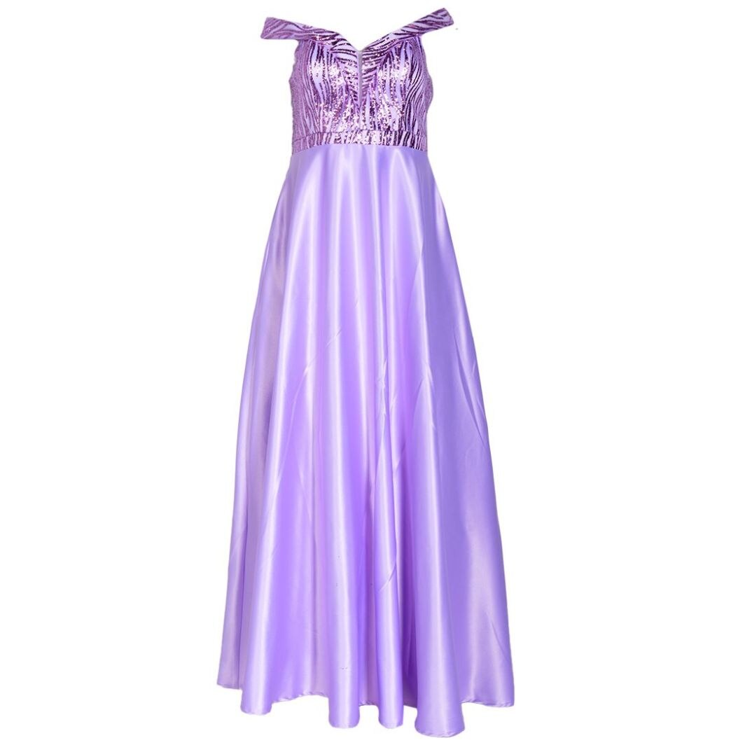 Vestidos máximos de chiffon con ilusión de escote corazón Verde