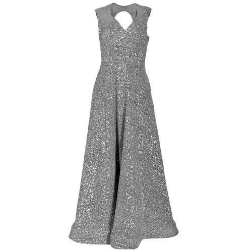 Vestido Largo con Abertura de Nylon Metálico Philosophy Jr Nights