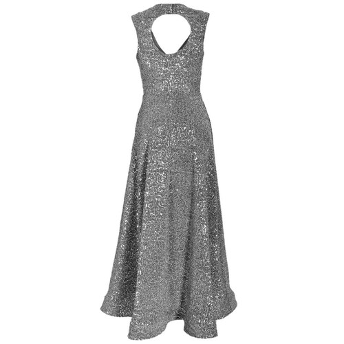 Vestido Largo con Abertura de Nylon Metálico Philosophy Jr Nights