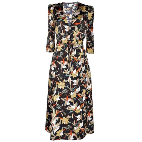 Vestido Largo con Cinta de Amarre de Satín Philosophy Jr Collec