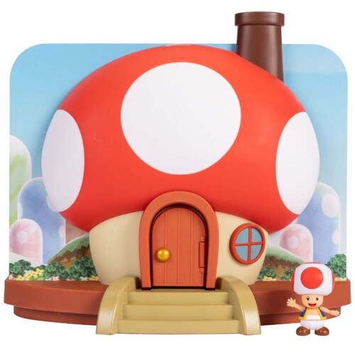 Super Mario Nintendo Dlx Toad House Playset