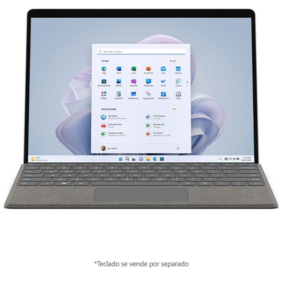 Laptop Microsoft Surface Pro 9 Ci5 8Gb 256Gb Platino 13