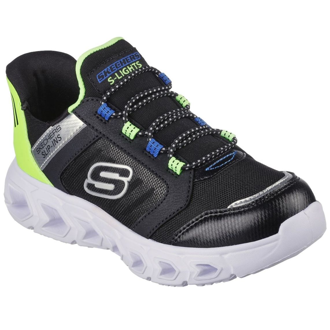 Tenis Hands Free Slip 17 22 Negro Skechers para Ni o