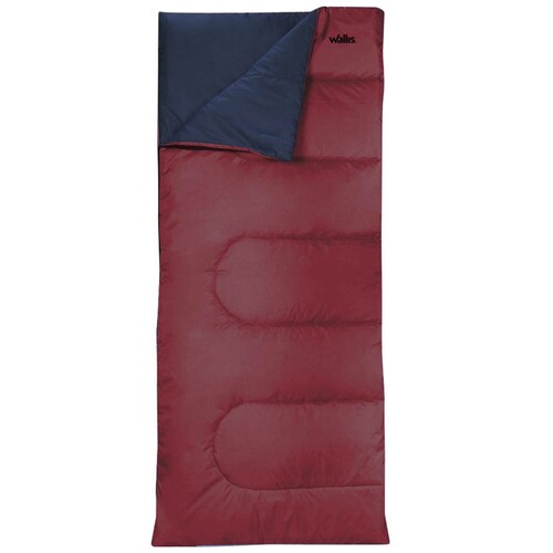 Bolsa para Dormir Roja Envelope 300, 180 X75 Cm, +10°C Wallis
