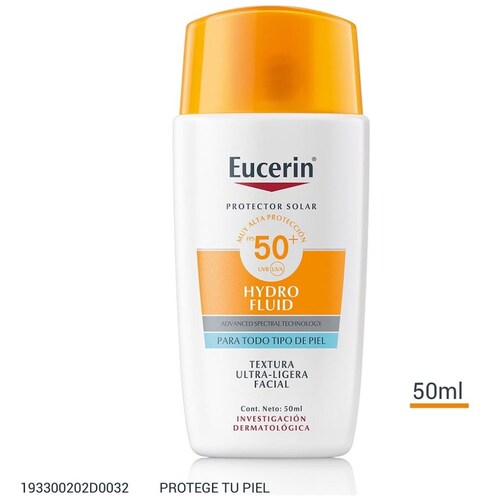Eucerin Sun Face Hydro Fluid Ps50 50 Ml
