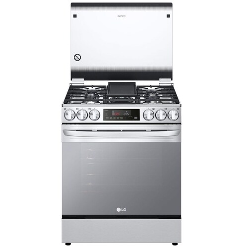 Estufa Inoxidable Triple Flama Ultraheat Lgthinq Wifi Lrgl5845S