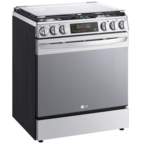 Estufa Inoxidable Triple Flama Ultraheat Lgthinq Wifi Lrgl5845S