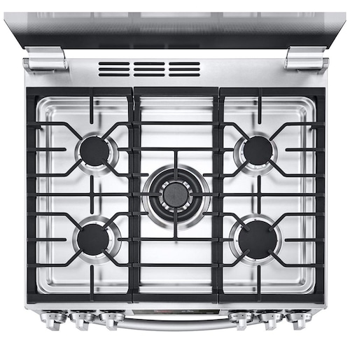 Estufa Inoxidable Triple Flama Ultraheat Lgthinq Wifi Lrgl5845S