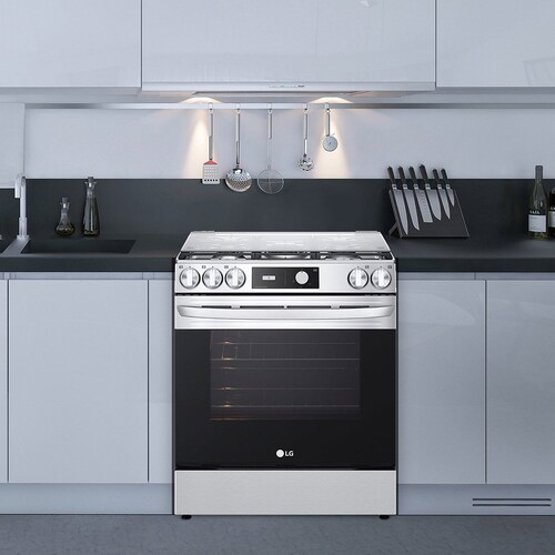Estufa Triple Flama Ultraheat Easyclean Inoxidable Lrgl5843S