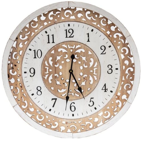 Reloj de Pared 31 Carved Vintage Home
