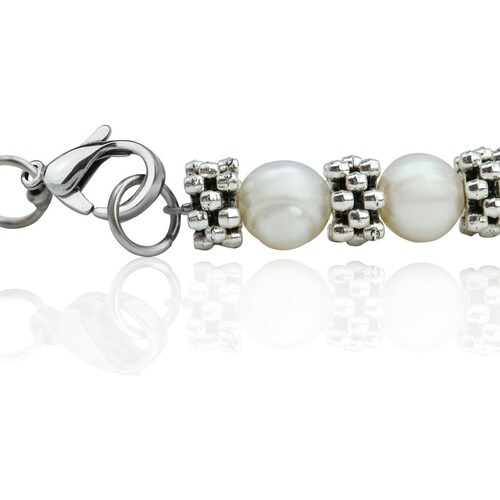 Pulsera de Perlas Cultivadas Blanco Sidney