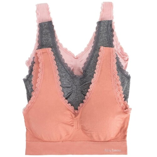 Brasier3 Paquete Seamless Confort Daisy Fuentes Df10953Pka