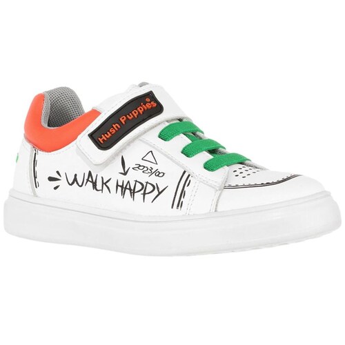 Tenis Velcro 18-23 Blanco Hush Puppies