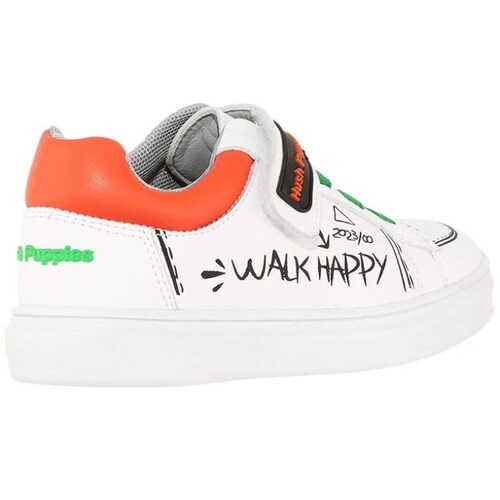 Tenis Velcro 18-23 Blanco Hush Puppies