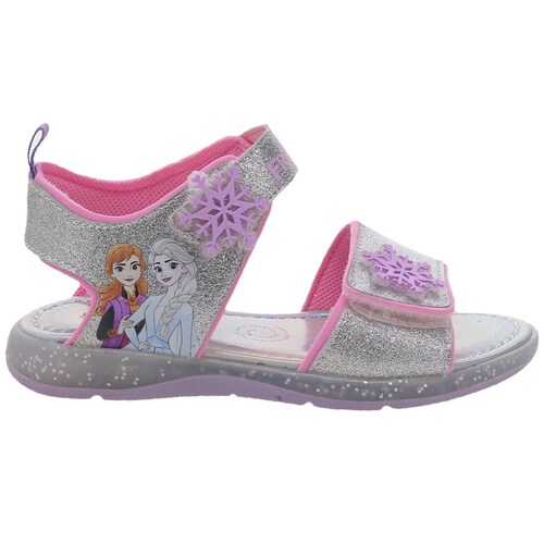 Sandalia Frozen Velcro 14-17 Plata Disney