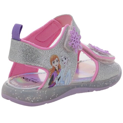 Sandalia Frozen Velcro 14-17 Plata Disney