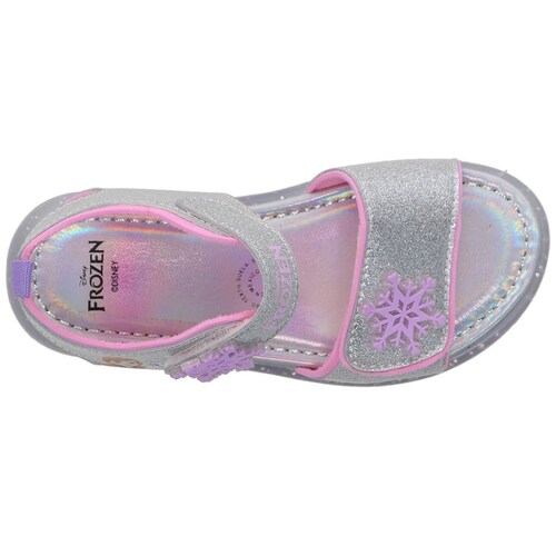 Sandalia Frozen Velcro 14-17 Plata Disney
