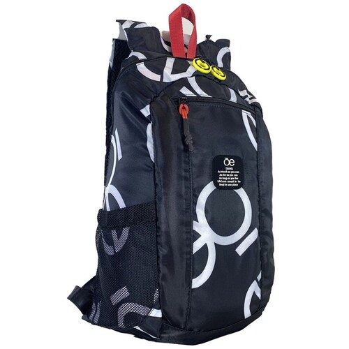 Mochila Tipo Back Pack Plegable Negro Cloe
