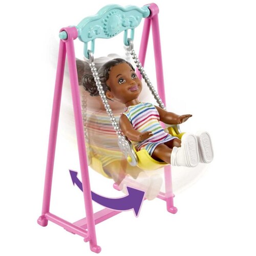 Barbie Set de Juego Skipper Babysitter Parque de Juegos