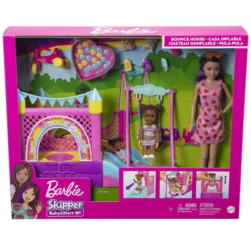 Barbie Set de Juego Skipper Babysitter Parque de Juegos