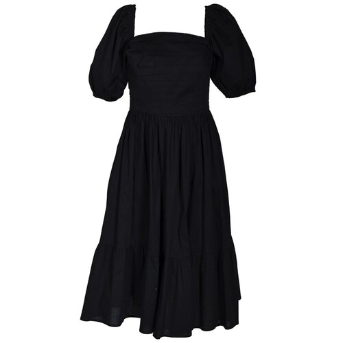 Vestido Largo con Olanes en Falda Philosophy