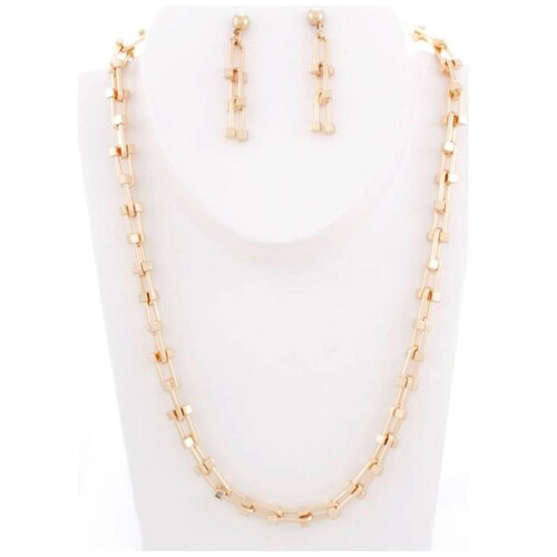 Juego Aretes Y Collar Piedr